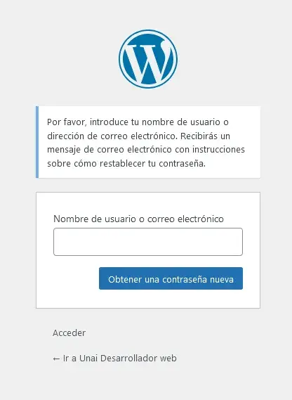 Como entrar a WordPress