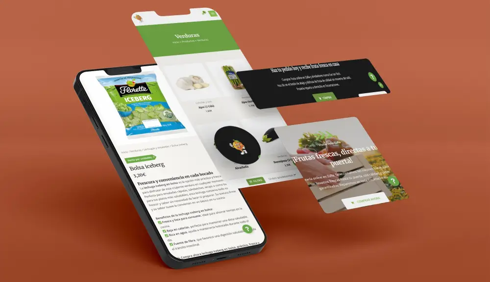 desarrollo web WordPress Frutas Felix