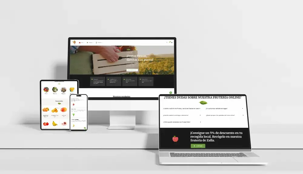 desarrollo web WordPress Frutas Felix
